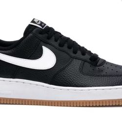Nike Air Force 1 Low '07 Black White Gum Men's