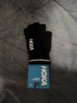 Hoka Knit Gloves Black