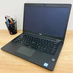 Dell i5 vPro 8th Quad Core Full HD Touchscreen laptop / Windows 11 Pro / SSD 256GB / RAM 8GB / Camera / HDMI / USB C / Bluetooth / Charger / Backlit