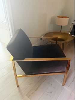 Sillón tapizado terciopelo negro. Tengo 2