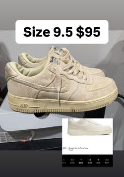 Nike Air Force one stussy size 9.5 men