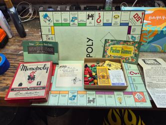 Vintage Monopoly games