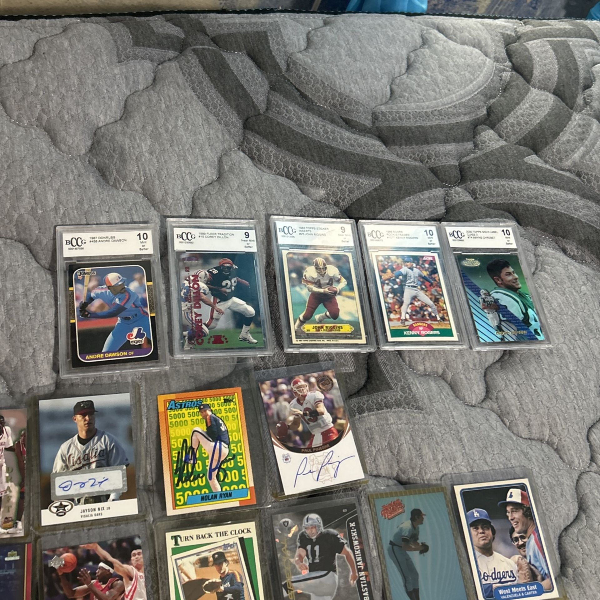 Baseball football cards