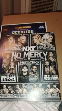 Wwe exclusive NXT NO MERCY 2023