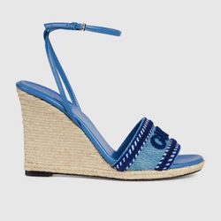 Women’s Gucci Espadrille platform wedge