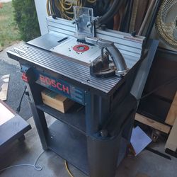 Bosch All Aluminum Router Table.& Fence