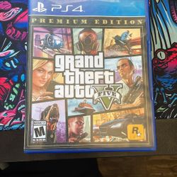 GTA V Premium Edition For PS4 