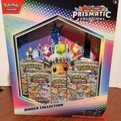 Pokemon Prismatic Evolutions Binder Collection 