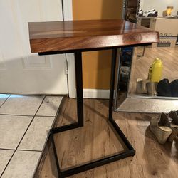 Wood End table