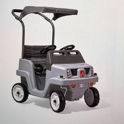 Step2 side by side push around suv  max weight 100 lbs for toddlers 1.5 to 5 years old ,color gray Unused Brand New