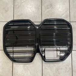 2022~2024’ BMW G26 i4 Black Front Kidney Grills