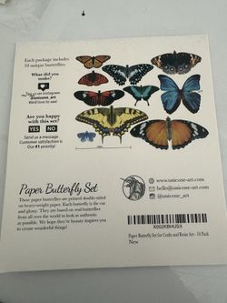 Paper Butterfly Set