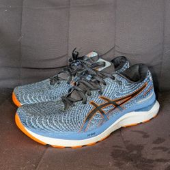 ASICS Gel-Cumulus 24 Men's Running Shoes Blue/Orange US 10.5 Max Cushion