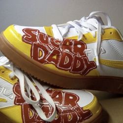 Custom Fila Sneakers Shoes, Custom Kicks Size 10.5