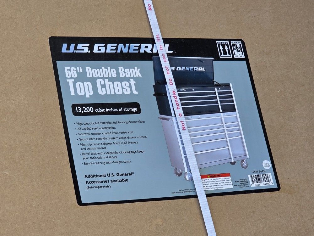 US General 56" Top Chest Tool Box