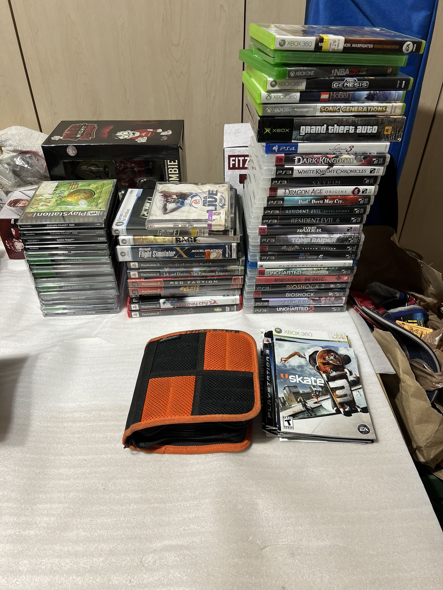 63 Video Games Lot PS3 PS2 PS1 Xbox