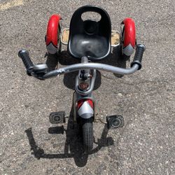 Schwinn Roadster Bike for Toddler, Kids Classic Tricycle, Low Positioned Steel Trike Frame with Bell and Handlebar Tassels, Rear Deck Made of Genuine 