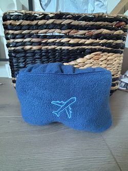 Airline Travel Blanket and Pillow Combo