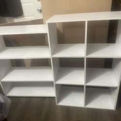 Shelf’s.    White 25 Each. 