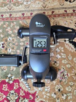 Brand New Himaly desk bike pedal exercise portable foot arm leg .