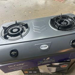Estufa  De 2 Quemadores  Mangera  Negra Nueva 