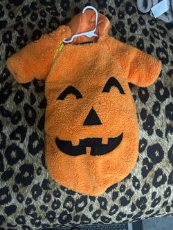 Pumpkin baby costume