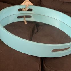 Mirrored Tray   17  Wide  2.5 Inches High   Perfect  For Dresser Or Bathroom   