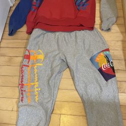 Champion Coca-Cola Hoodie Sweatpants Set 2XL. ➡️ 70 South Munn Ave East Orange 07018