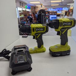 Ryobi Drill With Battery And Charger 