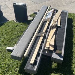 Free fabric bed frame