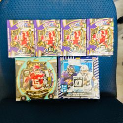 Sealed NFL Sports Card Blasters and Megas