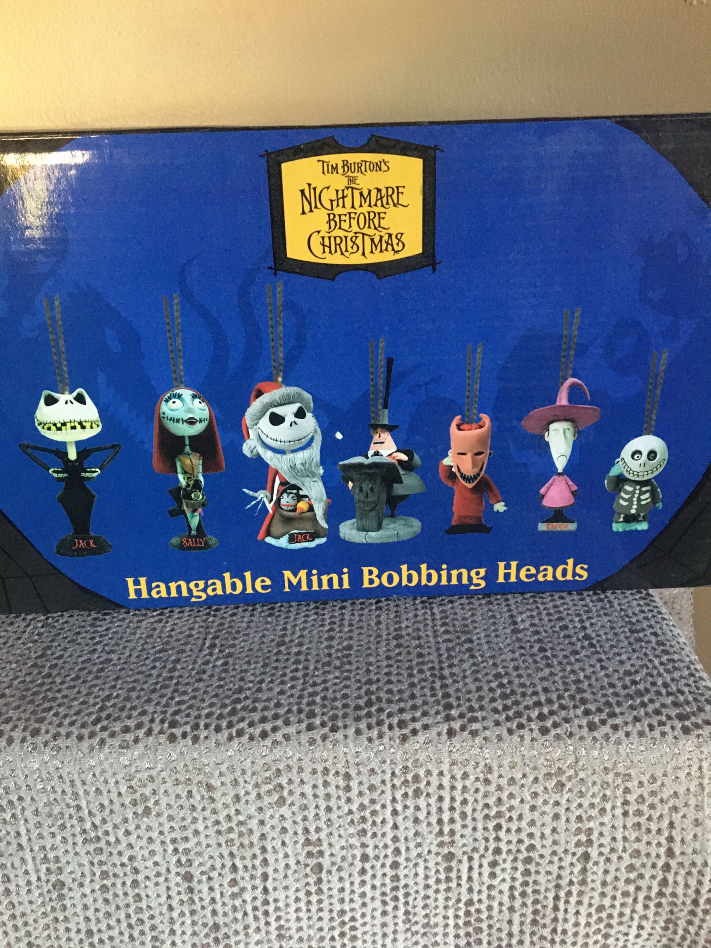 Disney Tim Burton Nightmare before Christmas Hangable mini bobble Head