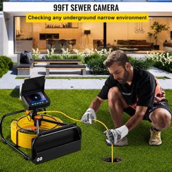 VEVOR 98.4 ft. Sewer Camera