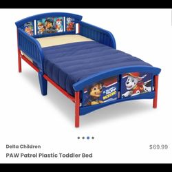 Paw Patrol Toddler Bed/ Kids/ Toddler/ Toys/ Bed/ Paw Patrol/ Bedroom/ Furniture/ New