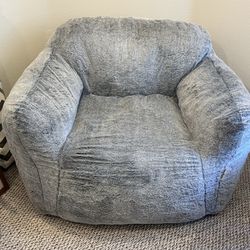Homguava grey cloud oversized chair