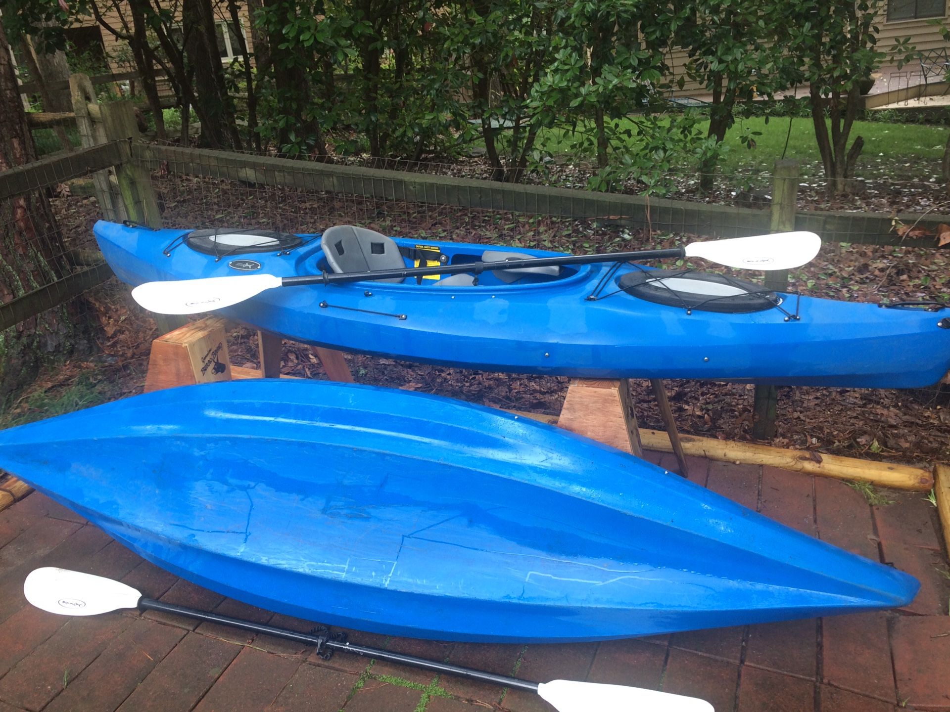 Two Kayaks Equinox 10.4 SitIn with Paddles for Sale in Henrico, VA
