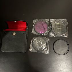 62mm Camera Lens Filter Set (UV, CPL & FLD)