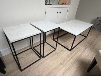 coffee table and 2 side tables set