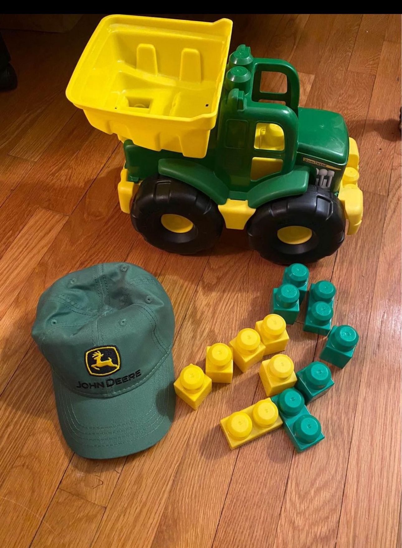 John Deere Building Blocks And Truck John Deere Hat
