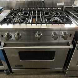 Viking Stainless Steel 30 Inch Built In Stove