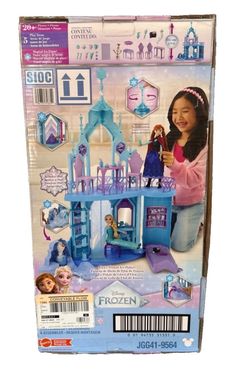 Disney Frozen Elsa’s Frozen Ice Palace Castle Playset with Olaf, 21 Accessories