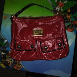 Coach Purse Ashley Pleated Leather Great Condition