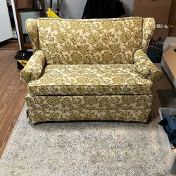 Vintage Simmons Hide-a-Bed Loveseat Sofa