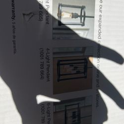 Lampara Con Cadena Colgable En El Tello