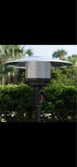 Fire Sense Matte Black Patio Heater