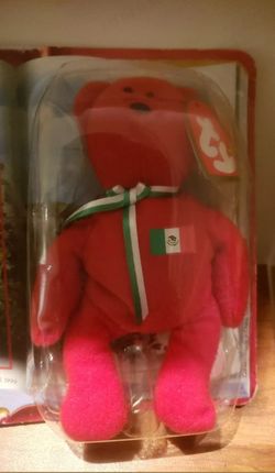 Rare Ty Beanie Babies McDonalds Osito Mexico 1999/2000 Teenie Bay