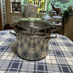 Tramontina 8 Quart Professional Stainless Steel Stockpot With Pasta Insert 