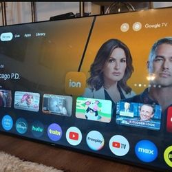 80" Hisiense Google Android Smart Tv 4k Great Condition Basically New.  No Legs It Was Mounted  Great Quality Pics No Scratch 
