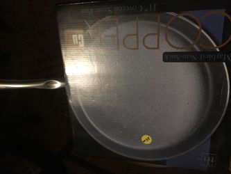 Copper sauté pan with lid 11 inch
