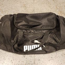PUMA Black Duffle Bag.  No Tears.  Immaculate Shape